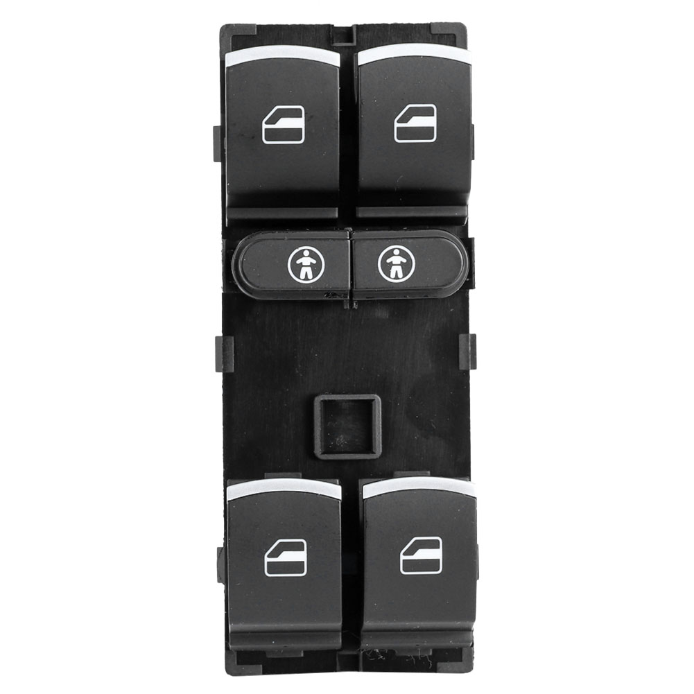 Elektrischer Fensterheberschalter Power Master Vorne Links, Kompatibel Mit Sharan, Touran Und Seat (7p6 959 857)