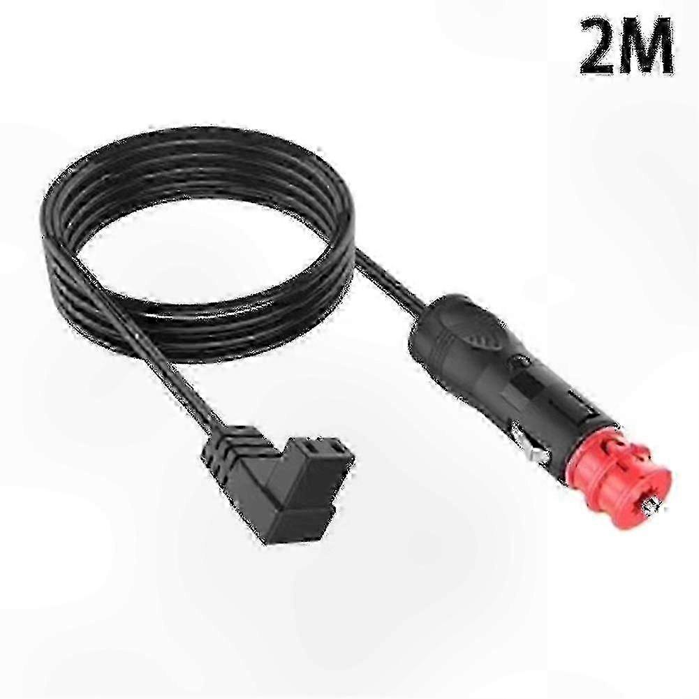 2 M Langes Zigarettenanzünder-steckeradapterkabel Für 12-v-tragbare Kühlschränke Und Kühlboxen, Robuste Elektrische Verbindung, Praktisches Fahrzeugzubehör.