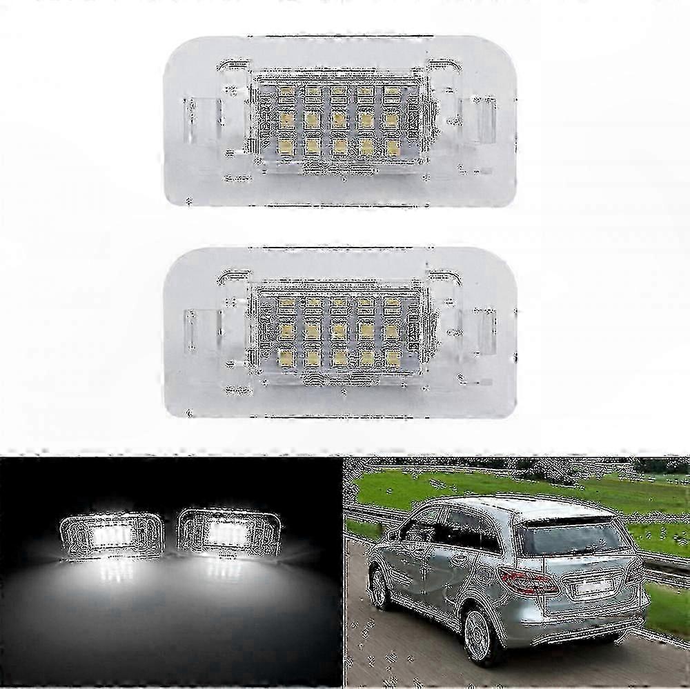 2-teilige Led-kennzeichenhalterung Für B-klasse W246 W242, Integrierte Canbus-beleuchtung
