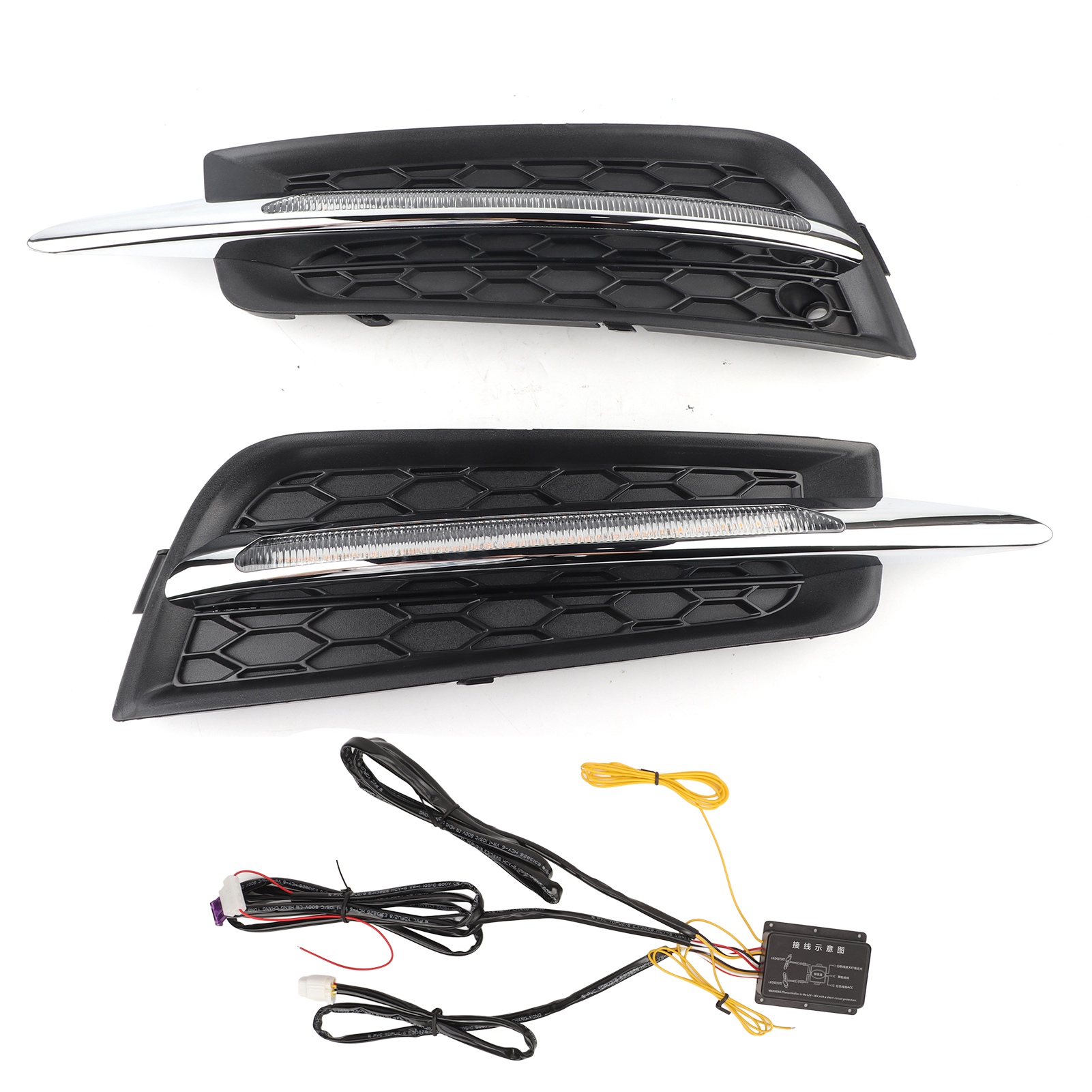 Led-tagfahrlicht/nebelscheinwerfer Passend Für Chevrolet Cruze 2009-2013, Weiße Led-tagfahrlichter