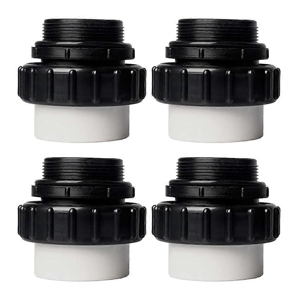 Hochtemperatur-verschraubungen Für Pool- Und Spa-pumpen, Hitzebeständige Dichtungen, 50-mm-anschlussadapter, 2er-pack, Kompatibel Mit Filter- Und Heizsystemen
