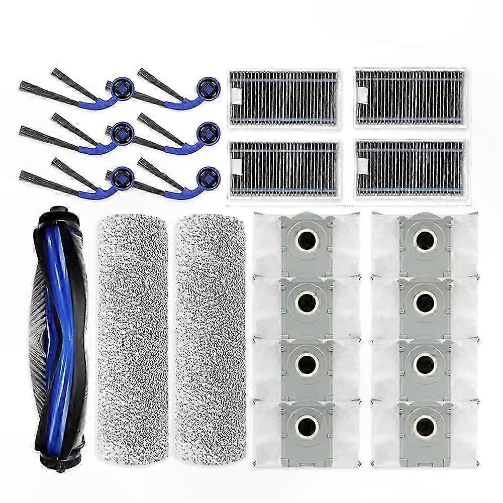 Hauptbürste, Hepa-filter, Seitenwalze, Wischmopp Und Staubbeutel Kompatibel Mit X9 Pro Omni – Komplettes Ersatzteilset, Ersatzteile Und Wartungszubehör