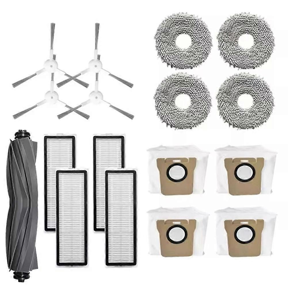 Seitenbürste, Filter, Wischmopp, Staubbeutel, Abdeckung Und Bürsten Für Bot L10s Pro - Komplettes Wartungsset, Kompatible Ersatzteile Für Saugroboter, Reinigungszubehör, Einfacher Austausch, Für Den H