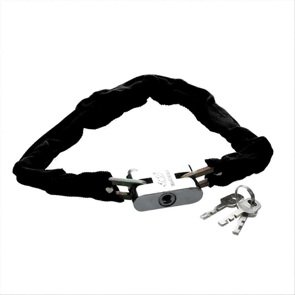 65 Cm Langes, Robustes Fahrradschloss Aus Metall, Hohe Sicherheit, Mit Schlüsseln Und Etui