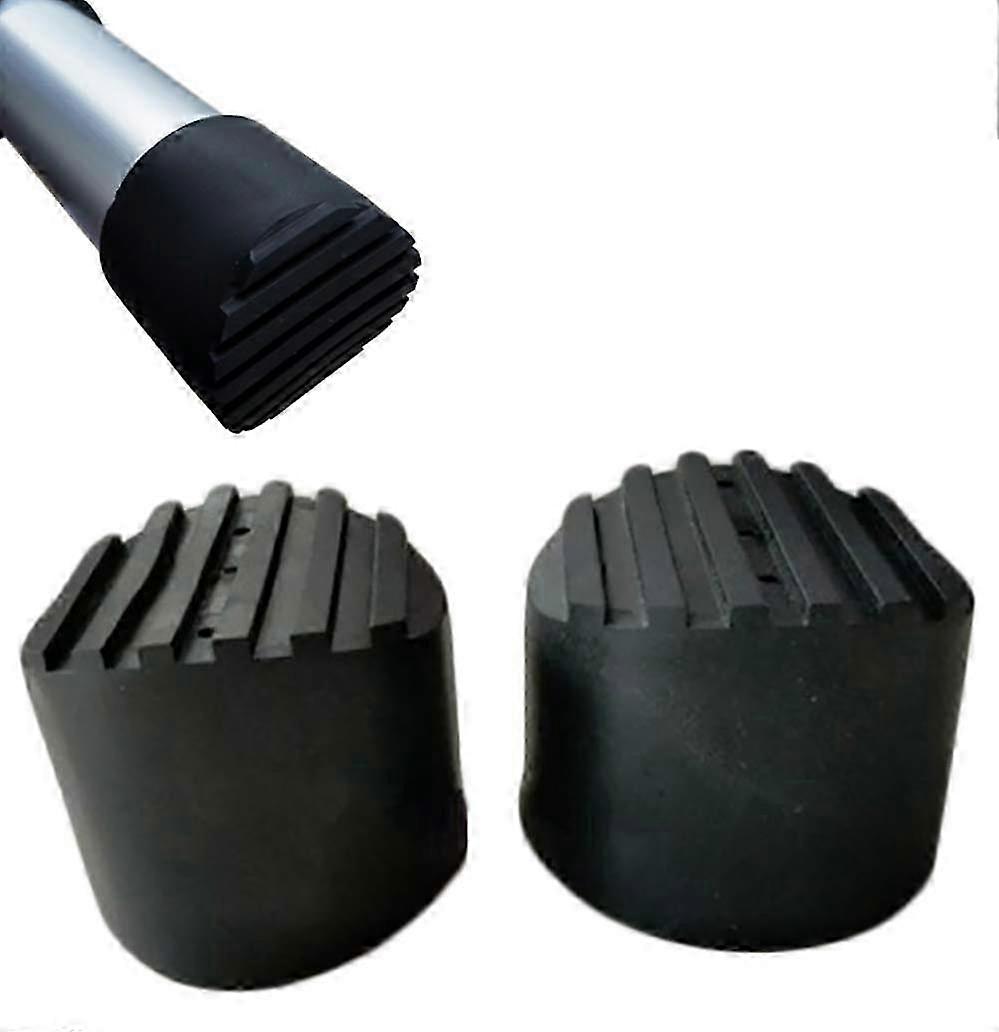 2 Rutschfeste Gummifüße Für Teleskop- Und Ausziehleitern – 72-mm-fußpads Für Leitern