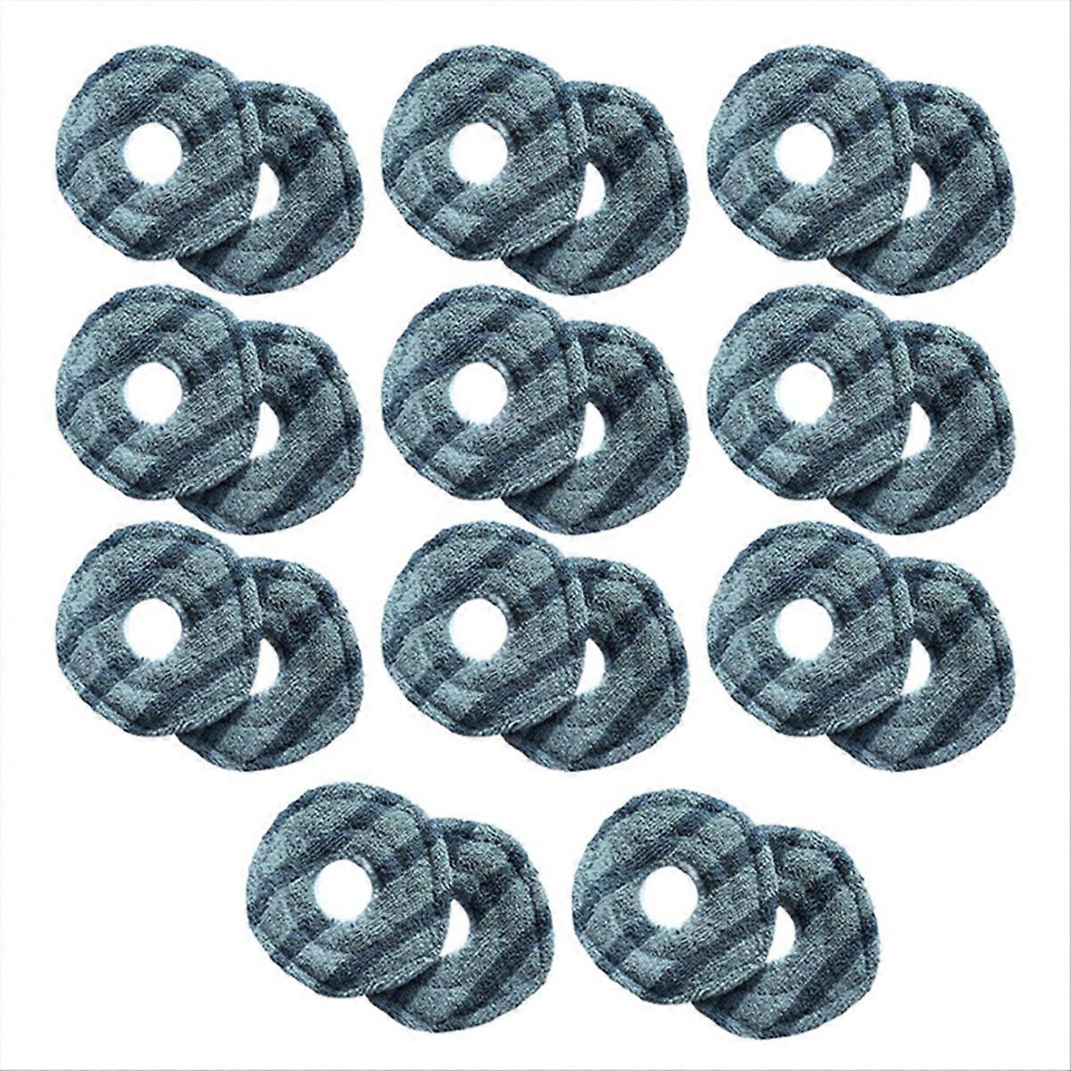 Packung Mit 22 Waschbaren Tüchern Für Den X10 Pro Omni Wischmopp, Wiederverwendbare Ersatzpads, Feuchtreinigungstücher, Zubehör Kompatibel Mit Saugrobotern.