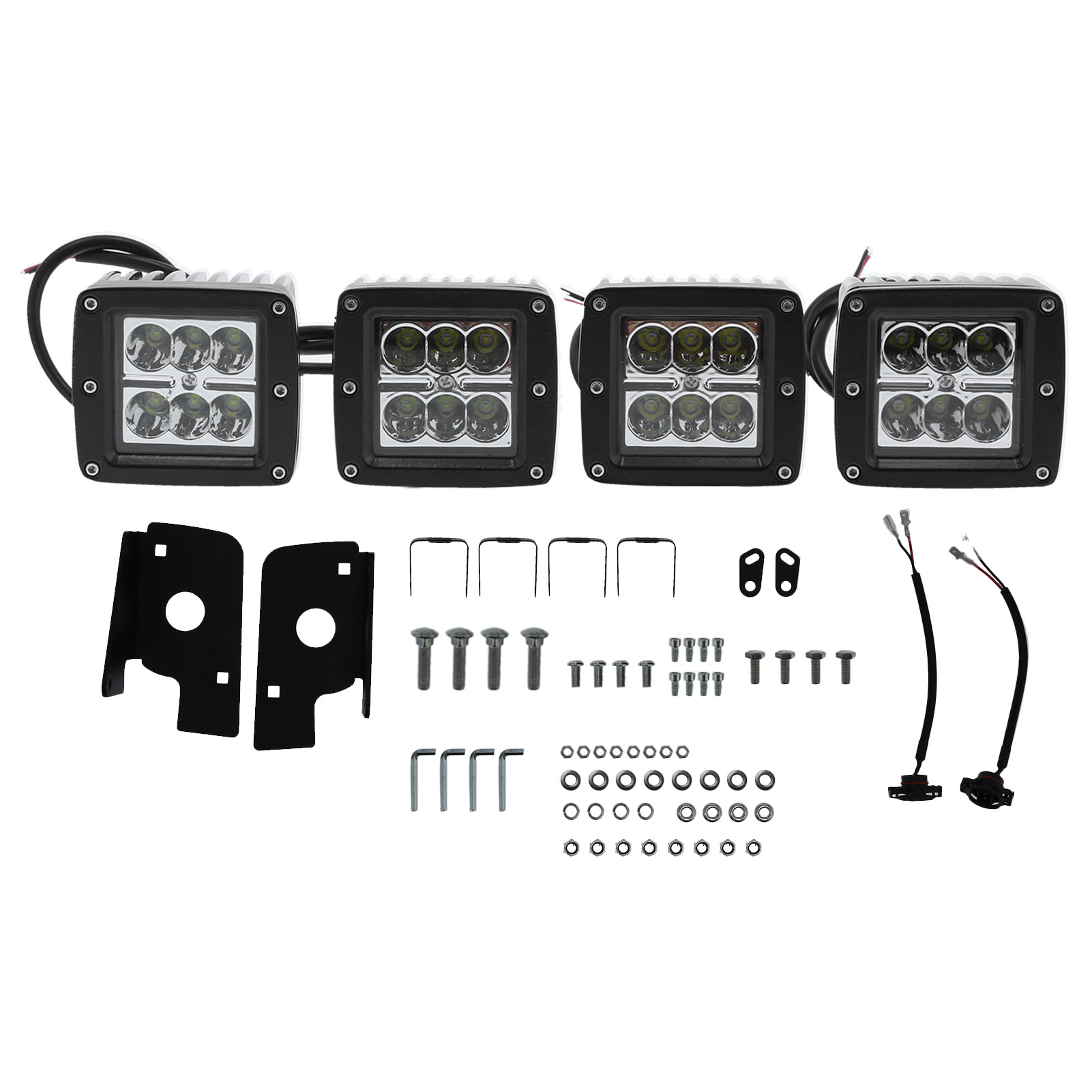 1800lm 6000k Ip67 Wasserdichter Led-nebelscheinwerfer Mit Montagehalterungen, Kompatibel Mit Chevy Silverado 1500, 2500 Und 3500