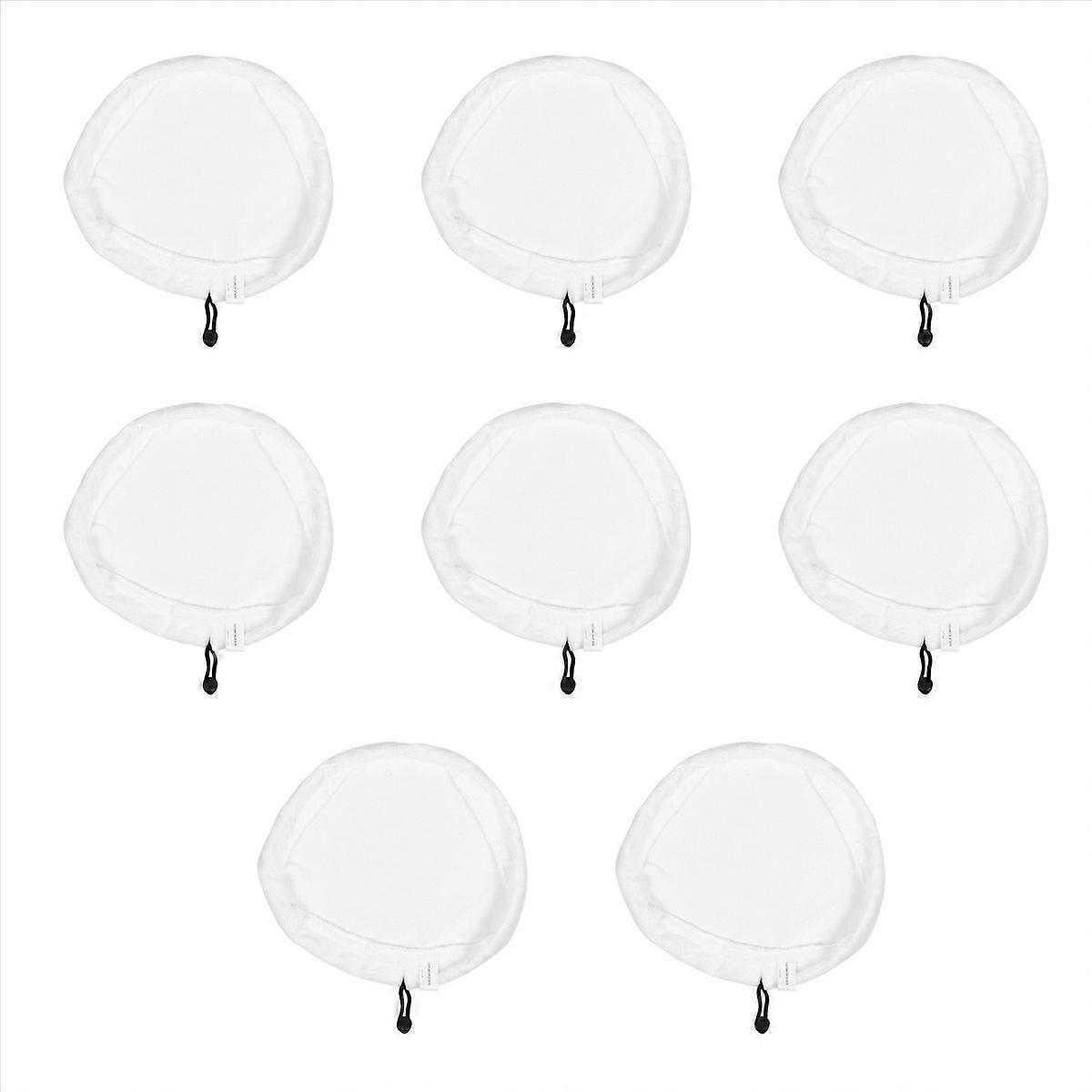 8-teiliges Mikrofasertuch-set Für Dampfmopps, Wiederverwendbare Bodenreinigungspads, Zubehör Für Dampfmopps, Hochabsorbierende Tücher.