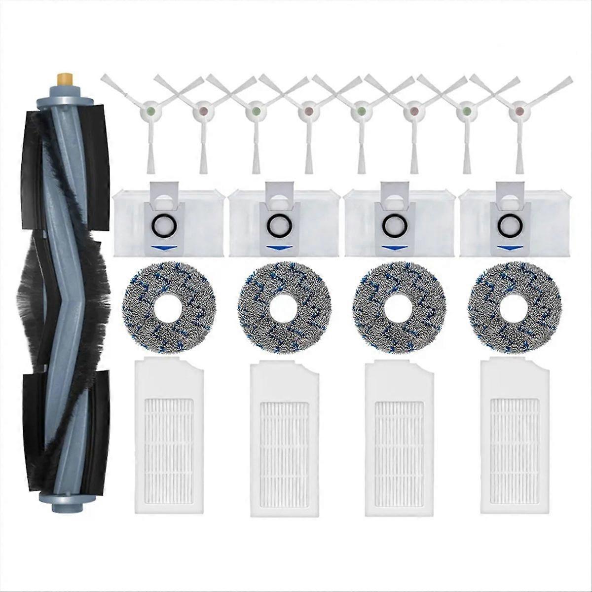 Ersatzset Für Debot X1 Omni Und T10 Omni: Staubbeutel, Seitenbürsten Und Wischmopp, Kompatibles Wartungszubehör, Komplettes Set Für Saugroboter.