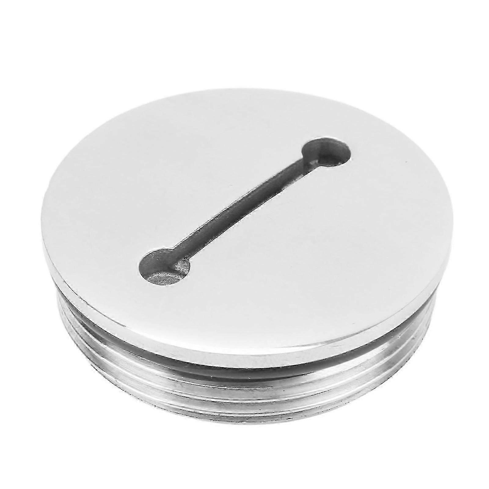 50-mm-tankdeckel Aus Edelstahl Für Schiffstanks, Einfüllplatte Für Bootsdecks, Robuste Und Auslaufsichere Abdeckung.