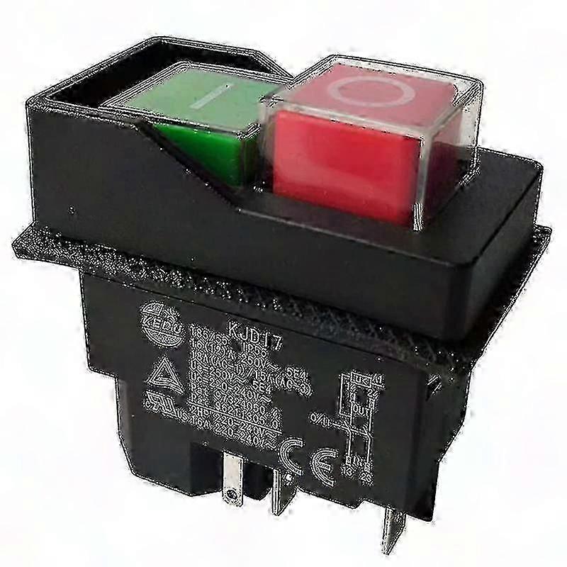 Kjd17 Elektromagnetischer Drucktaster, 5-polig, 220 V, Für Gartengeräte