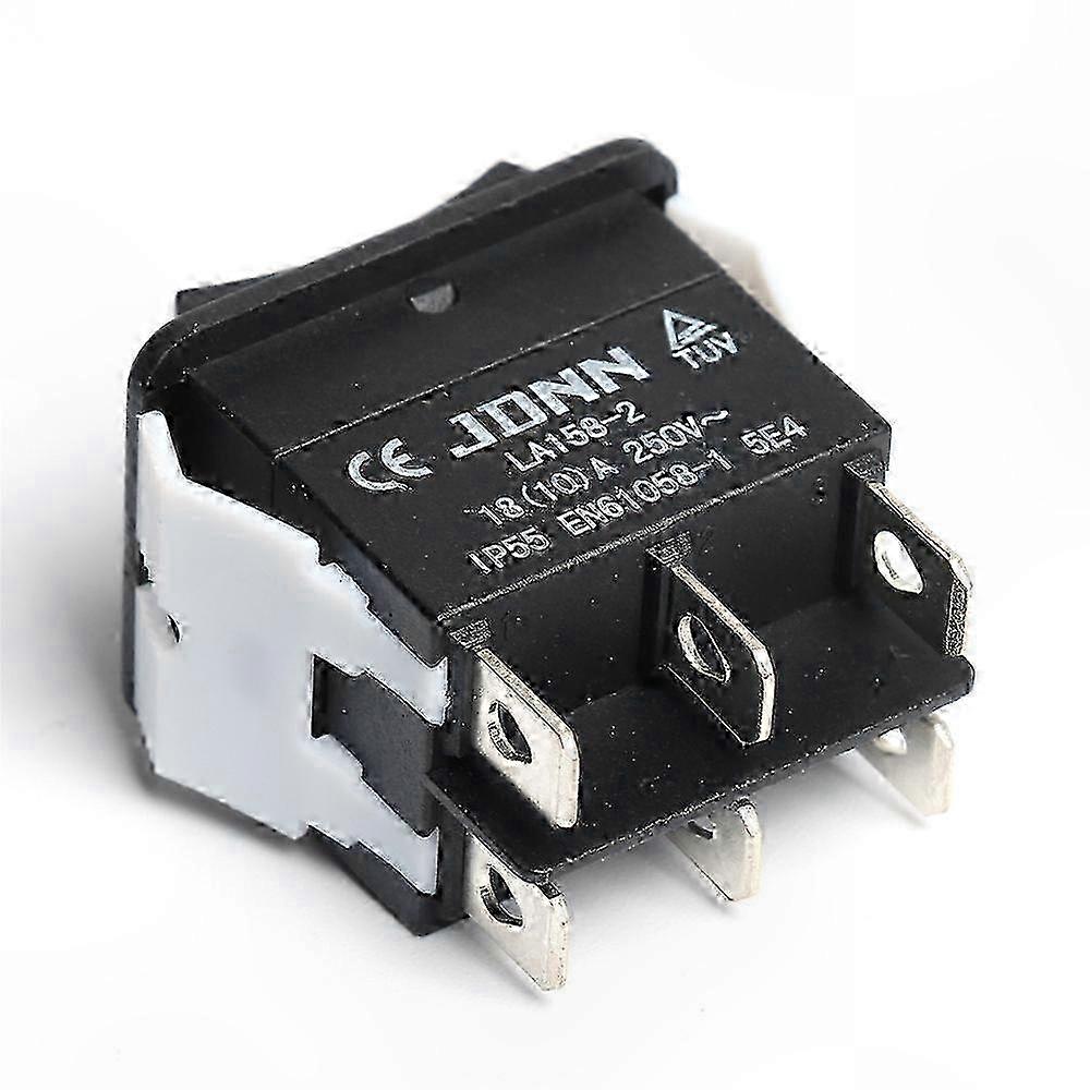 Wasserdichter Elektrischer Doppelrückstellschalter, 10a 250v, Steuereinheit Für Elektrische Anwendungen, Langlebiger Leistungsschalter.