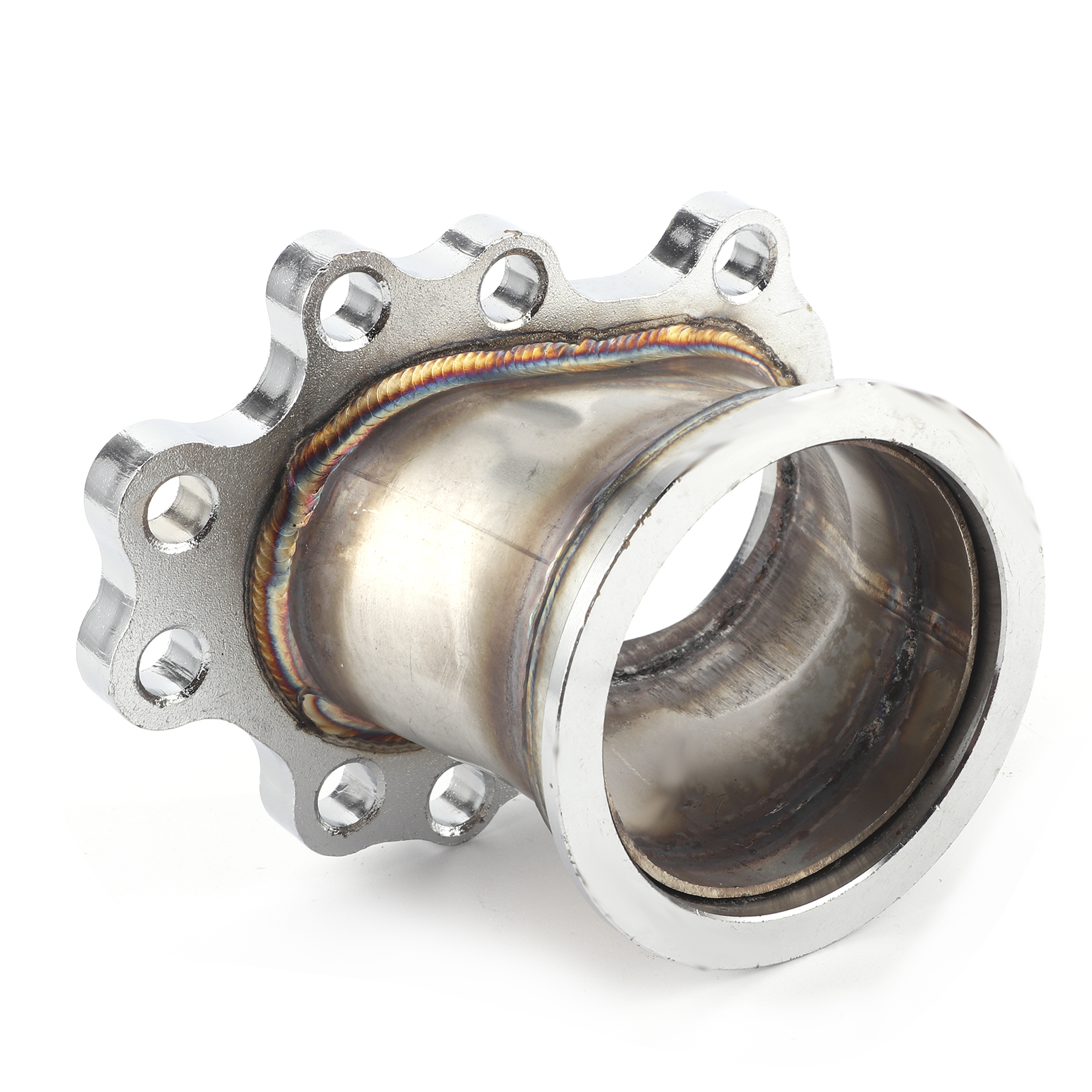 8-loch-turboflansch Für 3-zoll-v-band-ausgang, Kompatibel Mit Garrett T25-, T28-, Gt25- Und Gt28-krümmern, Downpipe-anschluss
