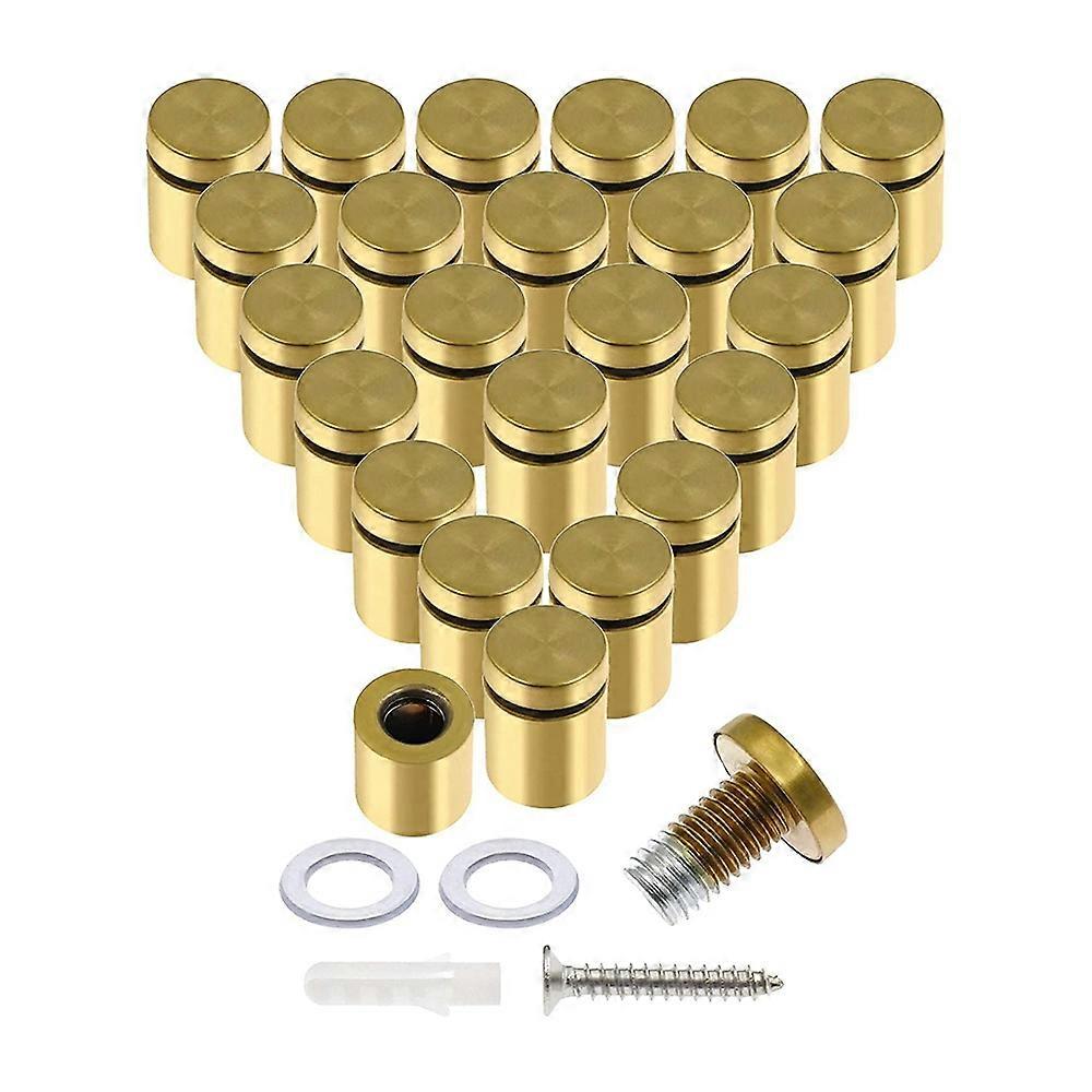 24-teiliges Edelstahl-abstandsschraubenset (3/4 X 1 Zoll) Für Wandpaneele, Montageset Für Schilder