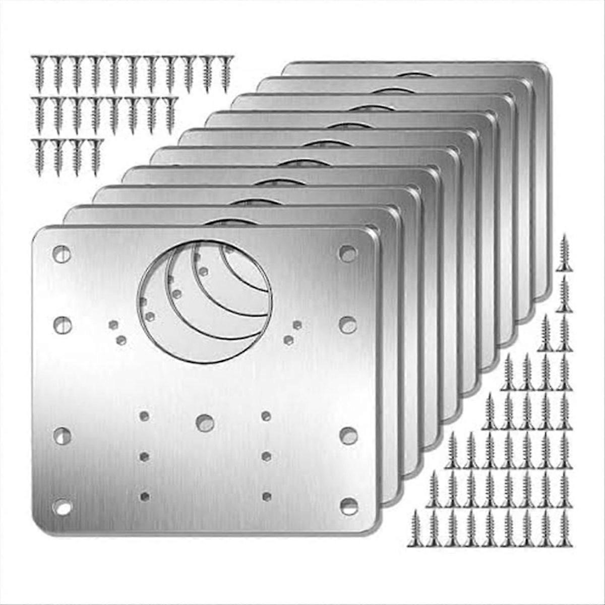 Montageplatte Für Schranktürscharniere, Reparaturset Für Metallleisten, Möbelbefestigungsset, Türverstärkungsstück, Hardware-zubehör, Ersatzhalterung
