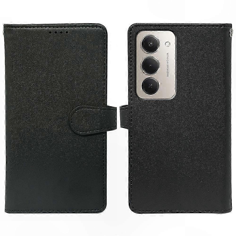 Handyhülle Aus Pu-leder Mit Kartenhalter Und Ständer Für Redmi 15 5g, Robuste Und Stilvolle Hülle, Praktische Aufbewahrungstaschen, Hochwertige Verarbeitung, Ideales Alltagsaccessoire.