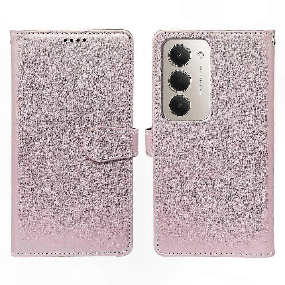 Handyhülle Aus Pu-leder Mit Kartenhalter Und Ständer Für Xiaomi Redmi 15 5g, Robuste Hülle Mit Integriertem Ständer, Bankkartenfächern, Rundumschutz, Elegante Verarbeitung, Praktisches Design.