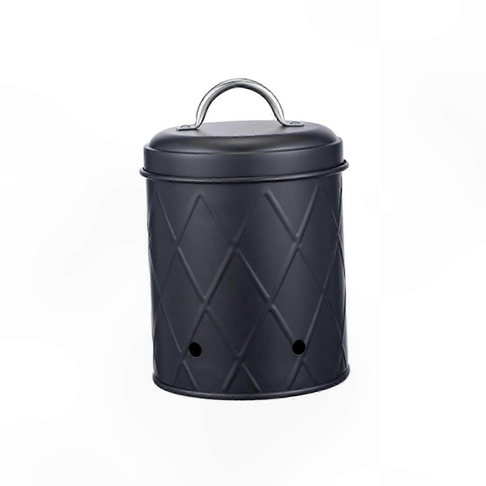 Belüfteter Metallbehälter Für Obst Und Gemüse, Belüftete Lebensmittelaufbewahrung, Perforierte Metallaufbewahrungsbox, Ideal Für Speisekammer Und Küche.