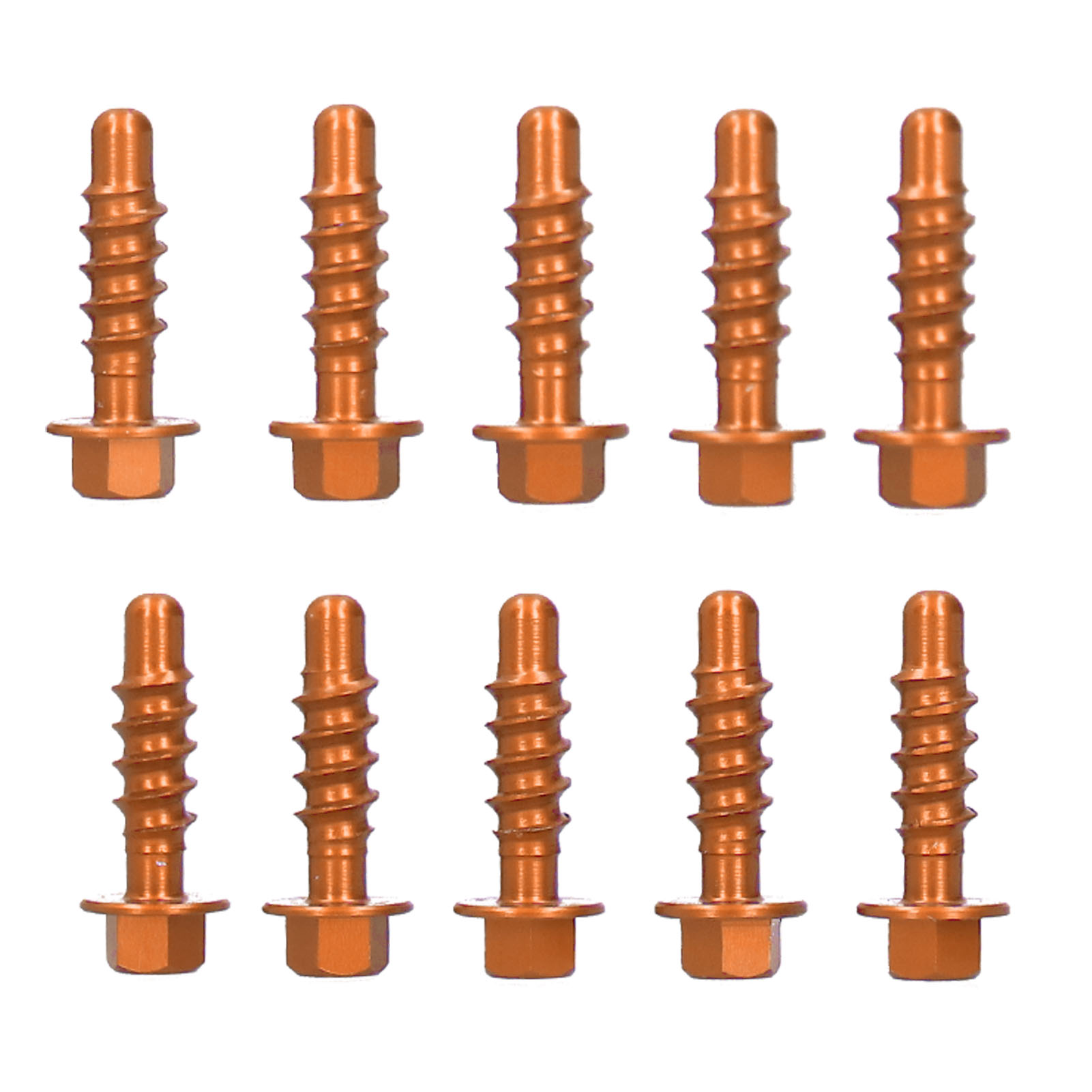 Selbstschneidende Schrauben, Orange Eloxiert, Für 125 150 200 Exc Xc Sxf Excf Xcf 1997-2020