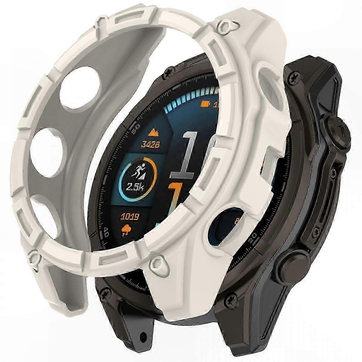Orangefarbene Tpu-hülle Für 47-mm-gps-uhren – Kratzfest, Robustes Hohlrahmen-design, Leicht Und Flexibel