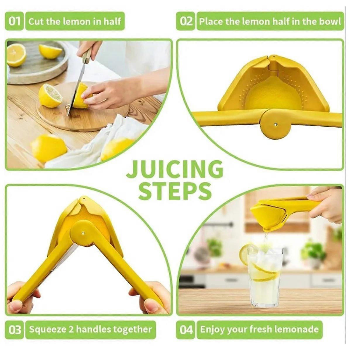 Multifunktionale Manuelle Zitruspresse Für Früchte, Handbetriebener Entsafter Für Orangen, Robuste Zitronenpresse Für Den Hausgebrauch, Praktisches Küchengerät, Familienmodell, Bpa-frei.