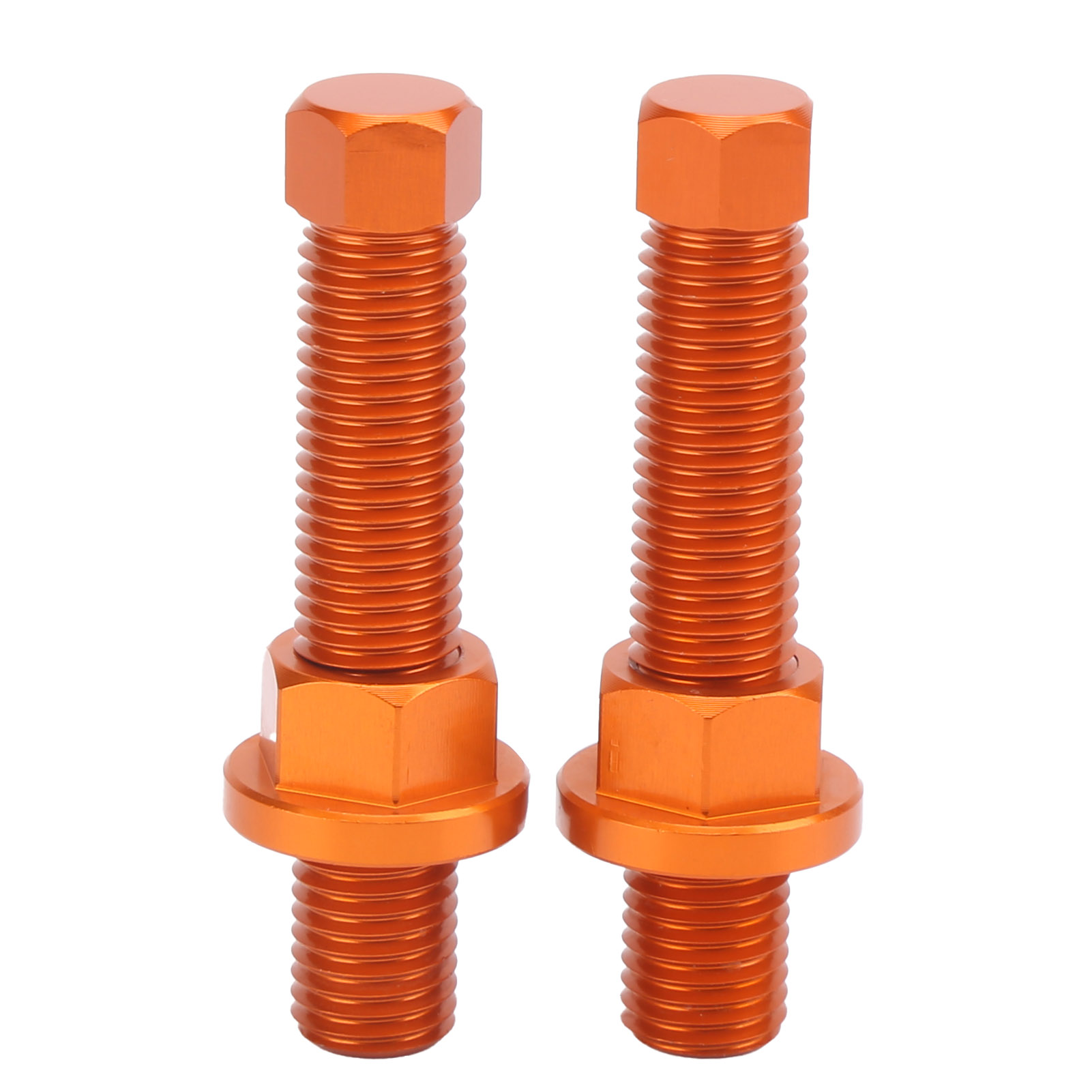 2 Stück Kettenspannschraube 50304040100, Ersatzteil Passend Für Sx Sxf Excf Sxs Smc Modelle, Orange Farbe.