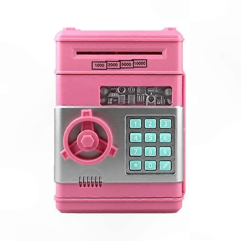 Automatische Elektronische Spardose Mit Rollmechanismus Und Zahlenschloss, Perfekt Für Kinder, Jungen, Mädchen, Als Geburtstags- Und Weihnachtsgeschenk (rosa)