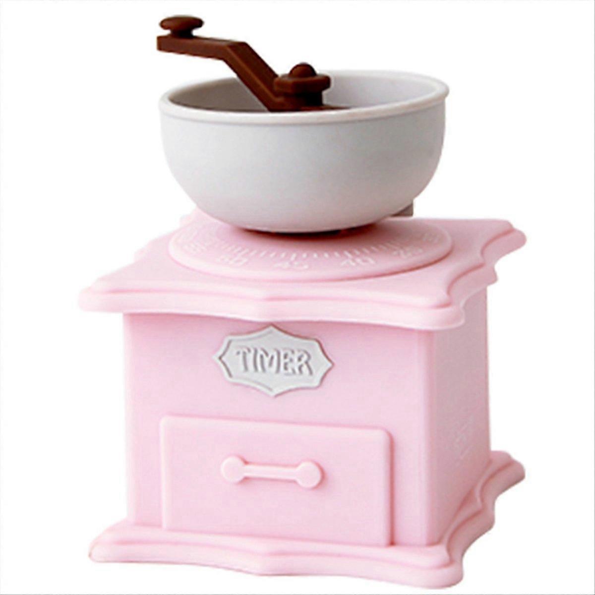 Mechanischer Küchentimer In Rosa – Praktischer Countdown-timer Zum Backen, Kochen Und Für Hausarbeiten, Retro-timer Mit Einfach Zu Bedienendem Einstellrad.