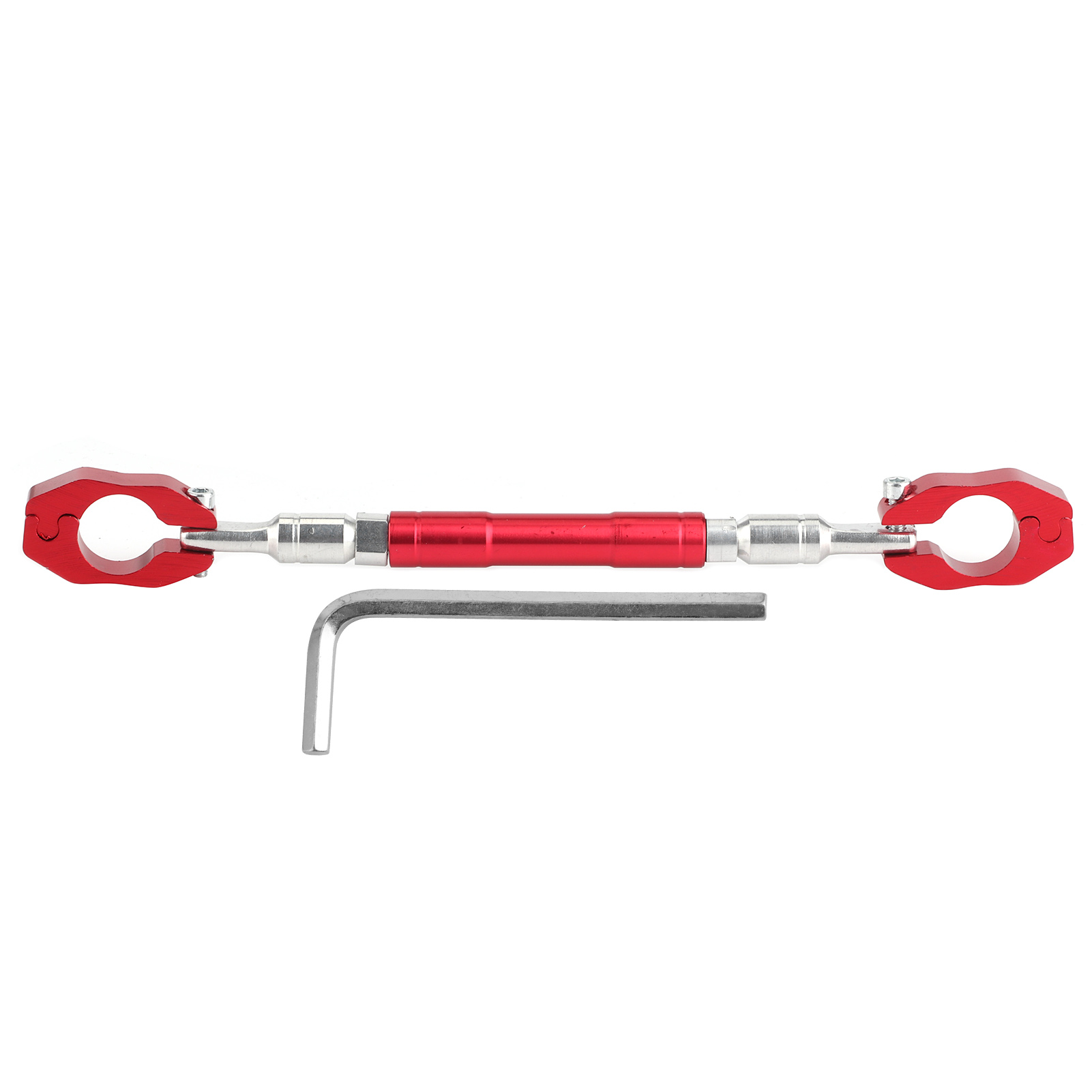 7/8 Zoll Verstellbarer Motorrad-querlenker Mit Verstärkten Balancehebeln, Cnc-gefräste Aluminiumlegierung, Universalrot