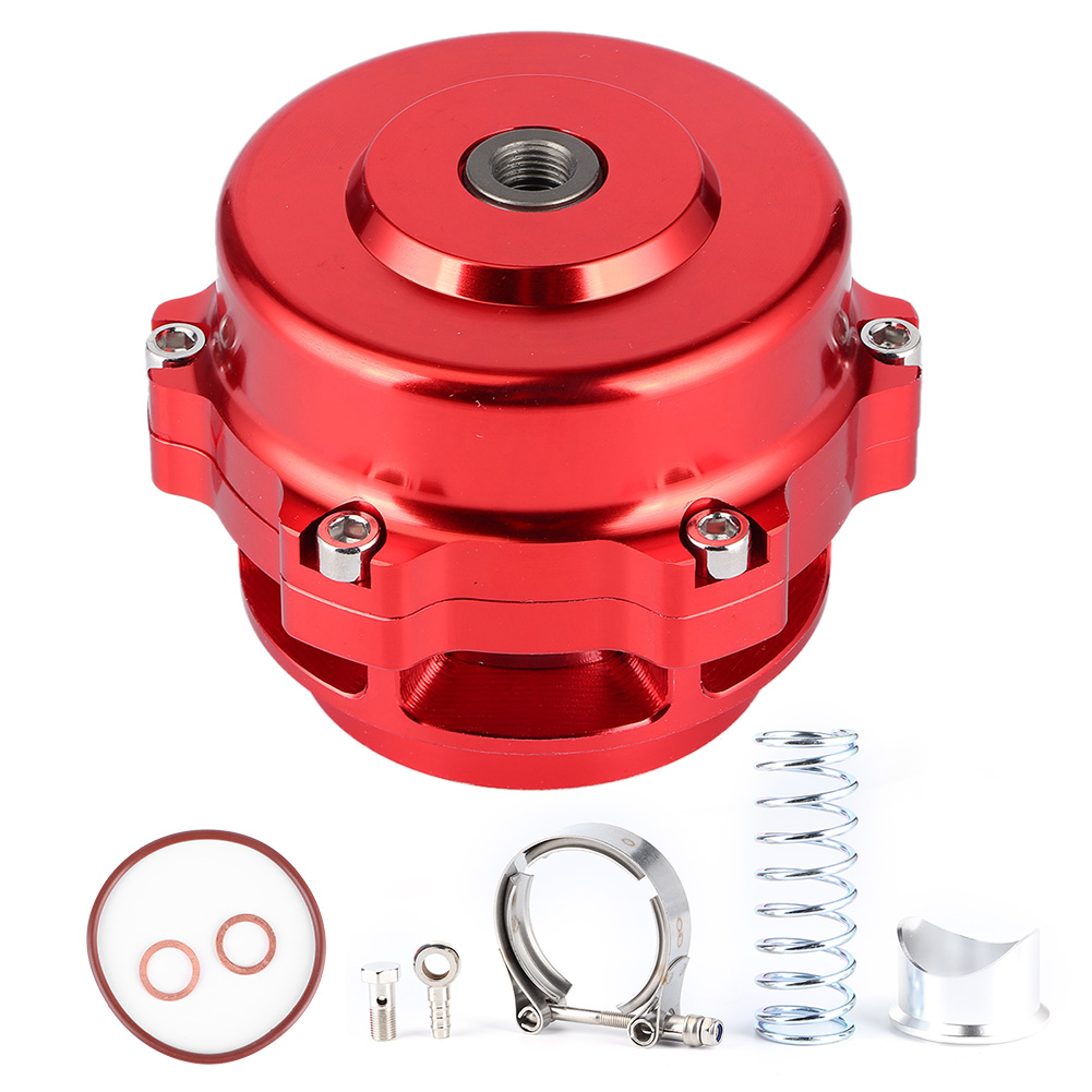 2-zoll-blow-off-schlauch Aus Aluminiumlegierung, Turbo-vakuumventil-kit Bov, Universelles Autozubehör, Rot