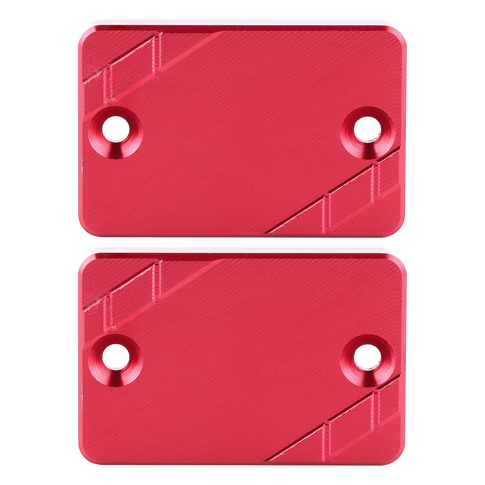 2 Stück Bremsflüssigkeitsbehälterdeckel Für Vorder- Und Hinterrad, Rot, Kompatibel Mit Honda Cb300f, Cbr500r, Cb500f Und Cb500x