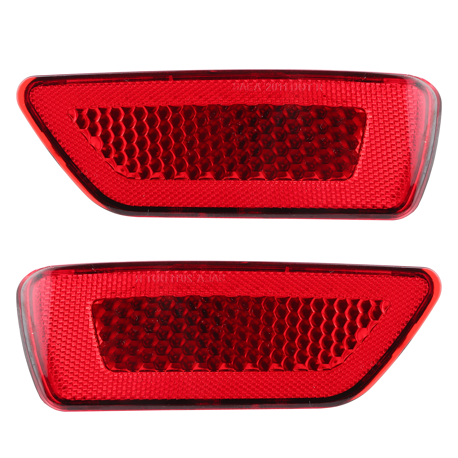 2 Heckstoßstangenreflektoren Links/rechts 57010720ac Kompatibel Mit Dodge Journey Avp/crew/crossroad/gtr Rotes Glas