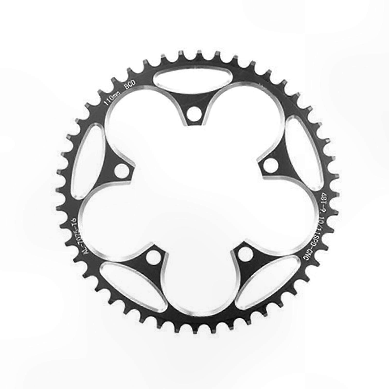Einfach-ritzel Für Fahrräder, 110 Mm Lochkreis, 5-loch, Narrow-wide-profil, Rot Getönt, Kompatibel Mit Verschiedenen Antriebssystemen, Ersatzteil Für Mountainbikes
