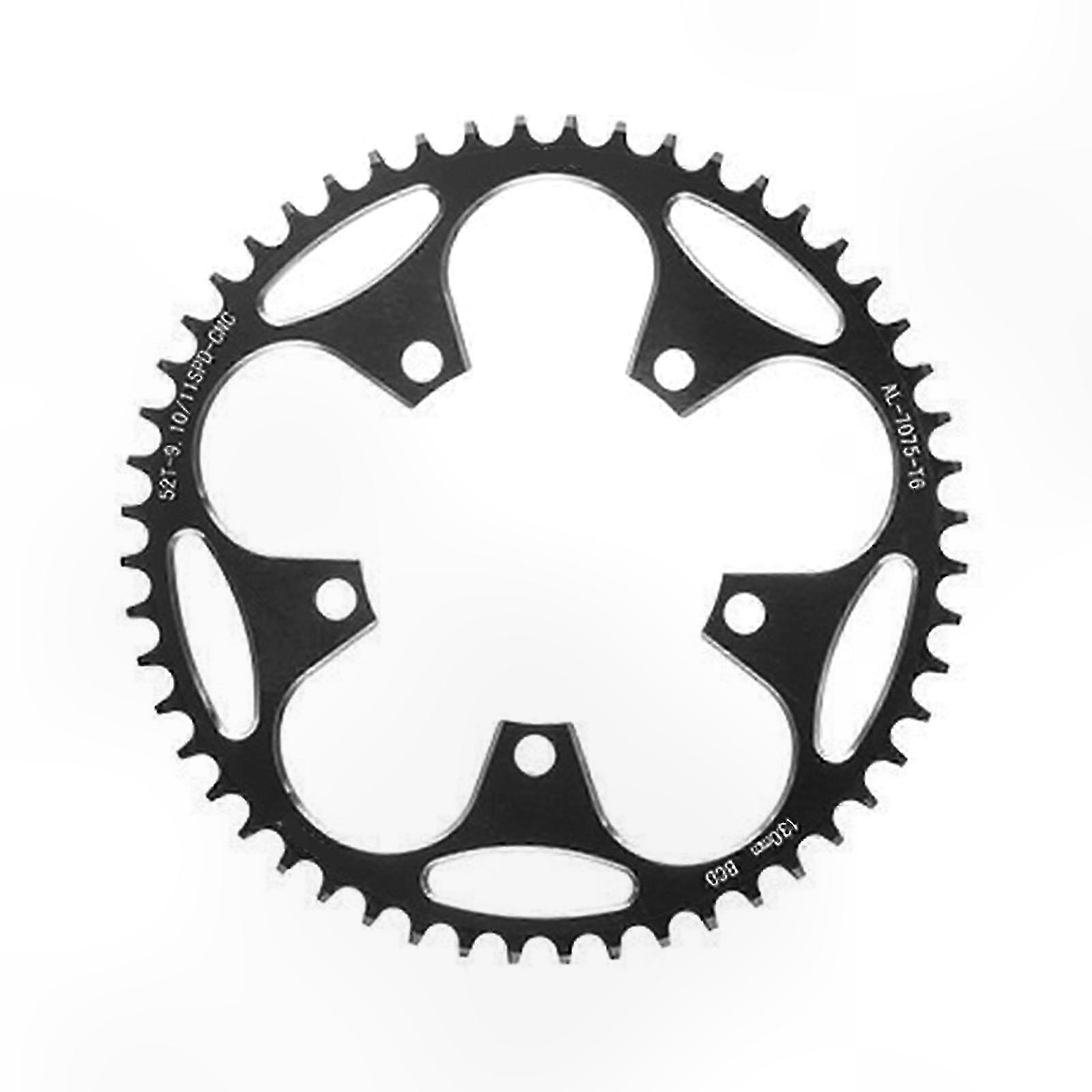 Fixie-kettenblatt Für Fahrräder, 110 Mm Lochkreis, 5 Löcher, Schmal-breite Zähne, Rot, Starr