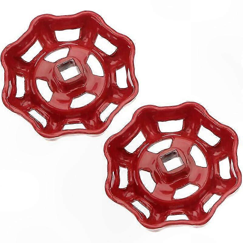 Kugelhahn Aus Rotem Eisen, 7x7 Mm Ersatzgriff Für Wasserabsperrventil, Oberer Griff, 2er-packung