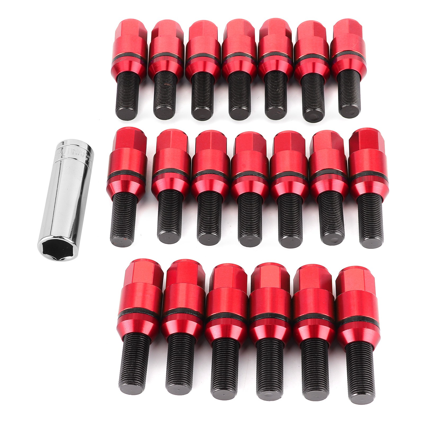 20 Radmuttern Im Tuner-stil M14x1,25 – 20 Stück Felgenschrauben Für M3 F80, M2 F22/f23, Rot