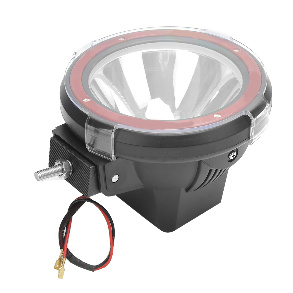 7-zoll-hid-frontdachscheinwerfer 12-24 V 55 W – Suchscheinwerfer Mit Rotem Ring Für Fahrzeugmodifikationen