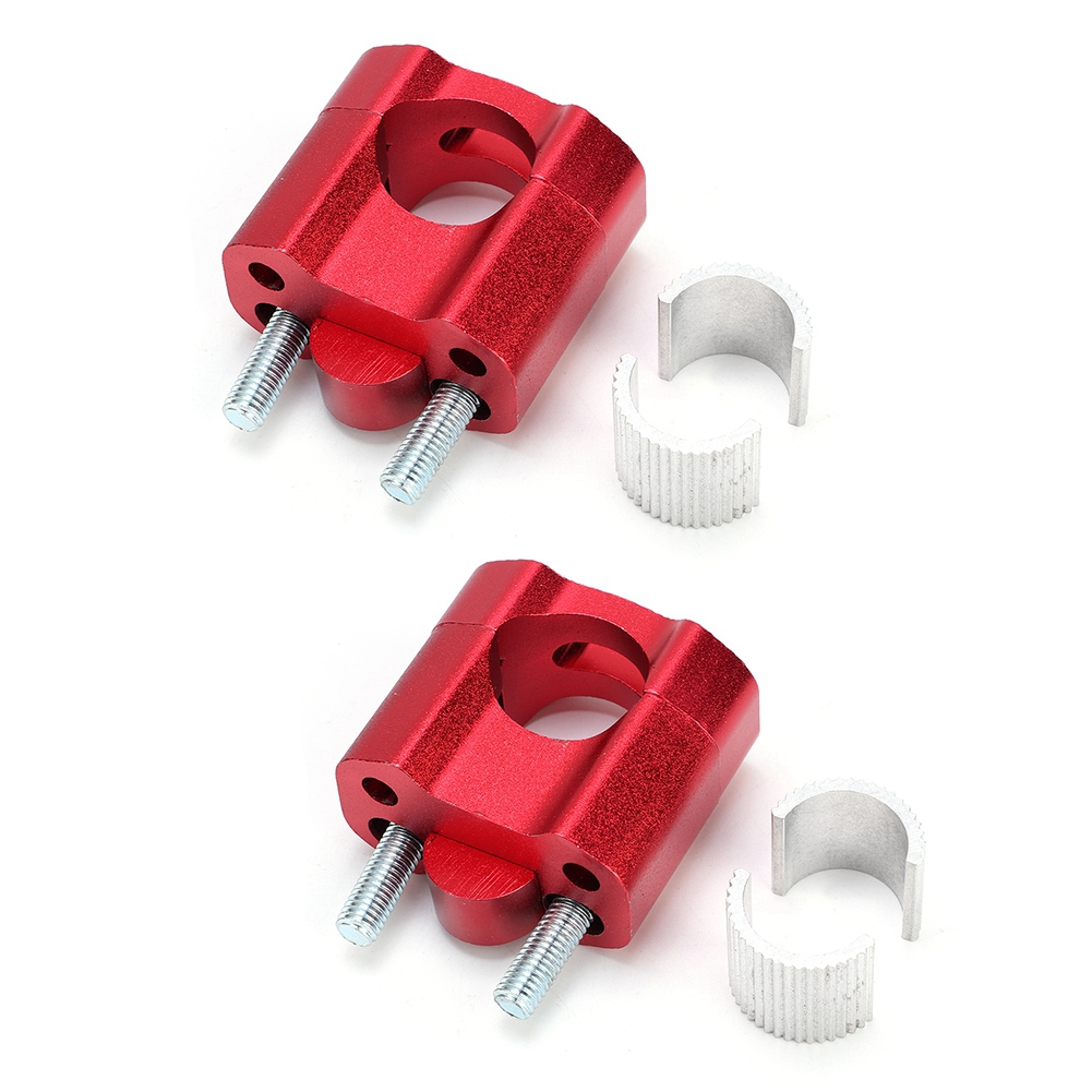 1 Paar 22 Mm/28 Mm Lenkererhöhungen Für Motorräder, Rotes Zubehör