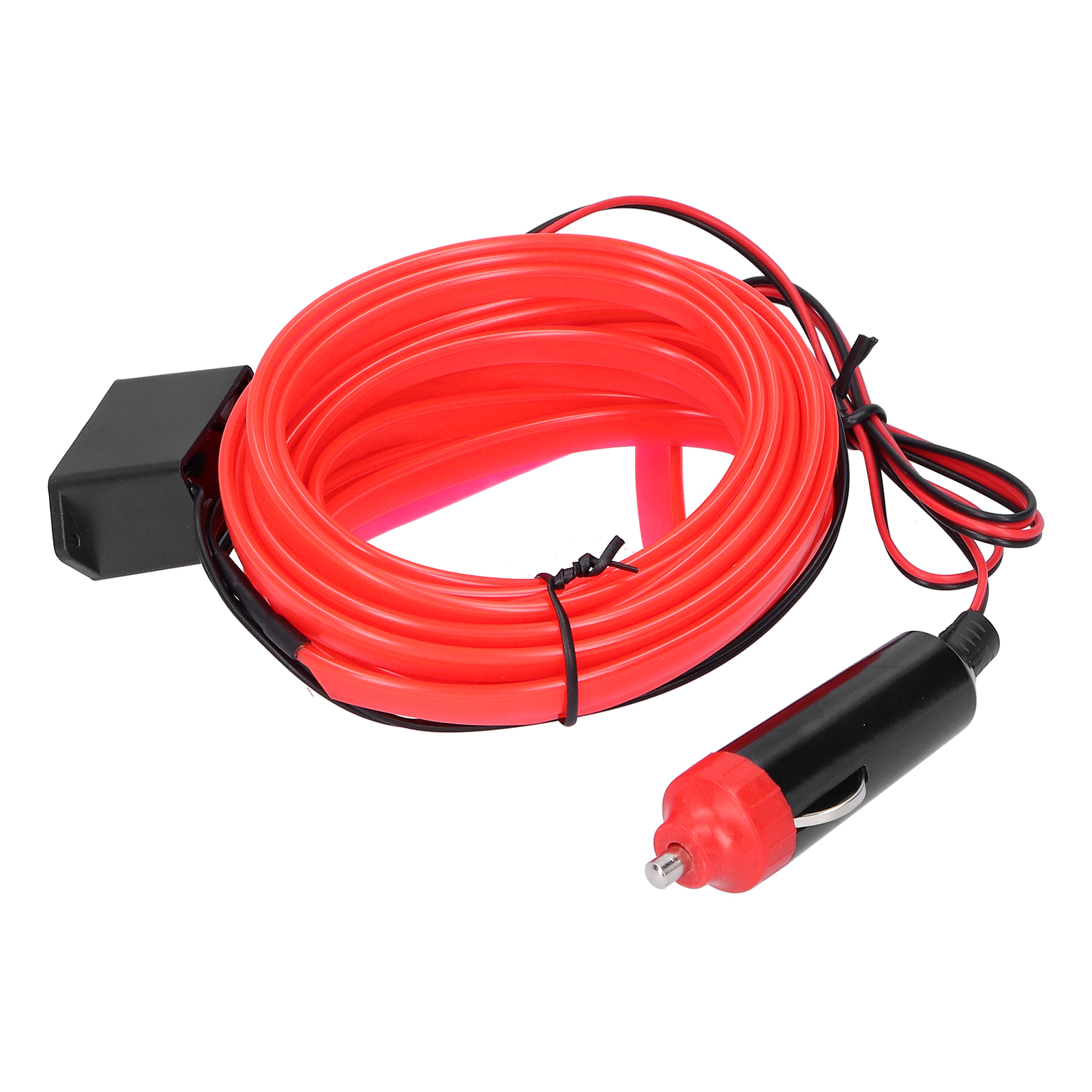 5 M/16,4 Ft Led-streifen Für Zigarettenanzünder Im Auto, Ambientebeleuchtung, 12 V Dc, Rot
