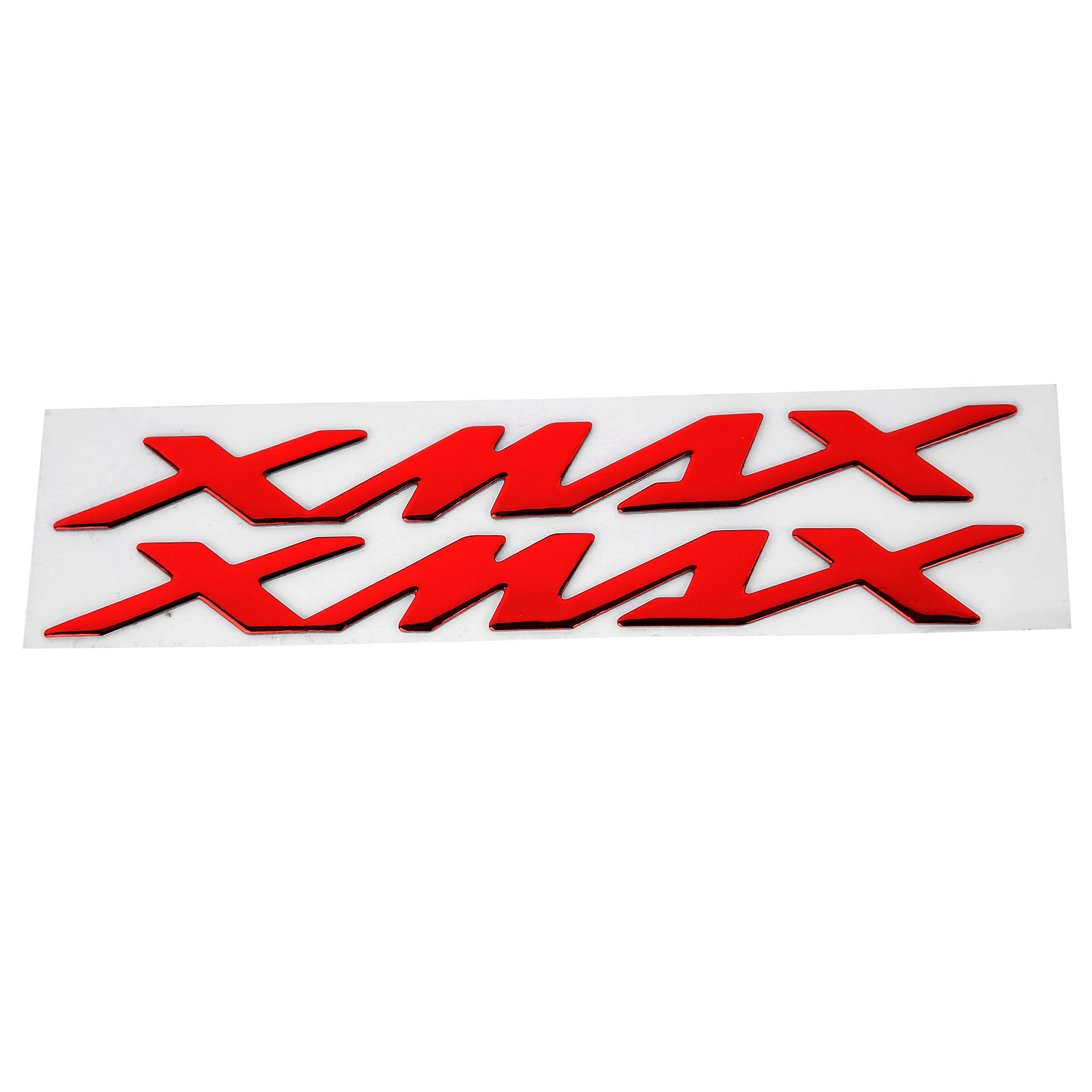 Paar 3d-motorrademblem-aufkleber Für Xmax 125 250 400, Rote Dreidimensionale Aufkleber