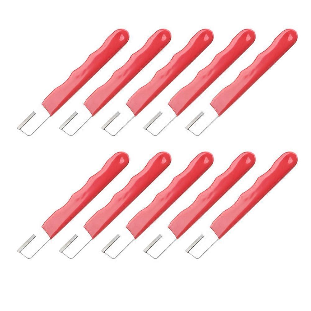 Tragbarer Schnellschärfer Für Rasenmähermesser, Zum Schärfen Stumpfer Klingen, Rote Farbe