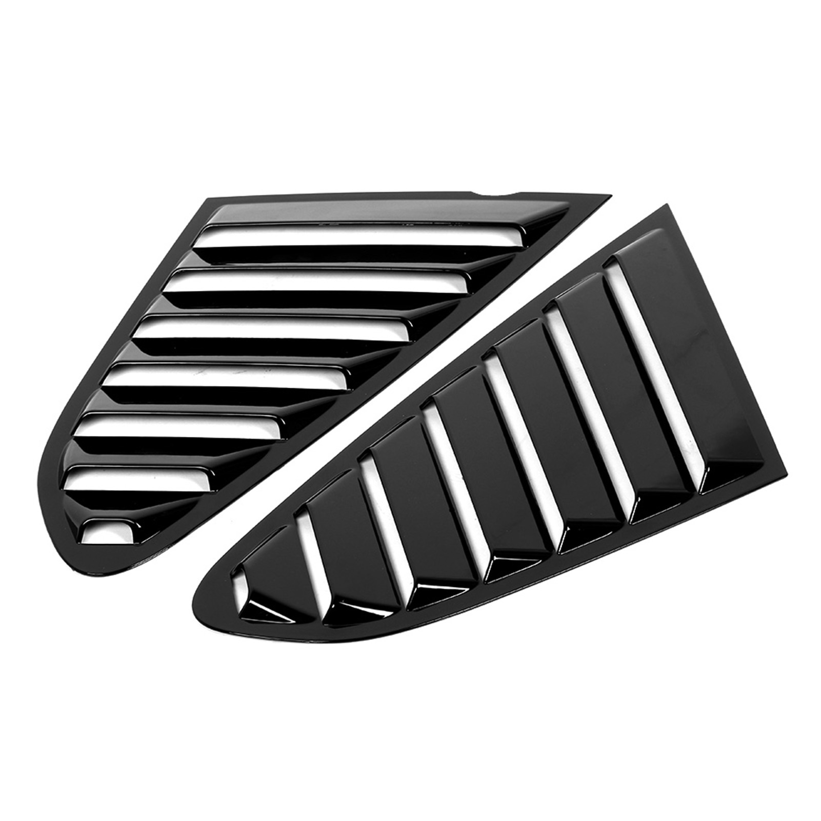 Seitenfenster-sonnenblende Aus Glänzend Schwarzem Abs Für Audi A5 (2008–2016), Abs-seitenfenster-abweiserleiste