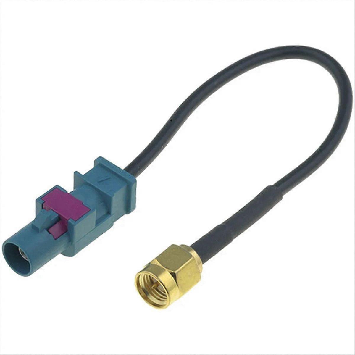 Autoantennenadapter, Autoradio-anschlusskabel, Fahrzeugzubehör, Stecker Auf Buchse, 50 Cm, Schwarz, Kompatibel Mit Den Meisten Autos, Einfach Zu Installierendes Ersatzteilset.