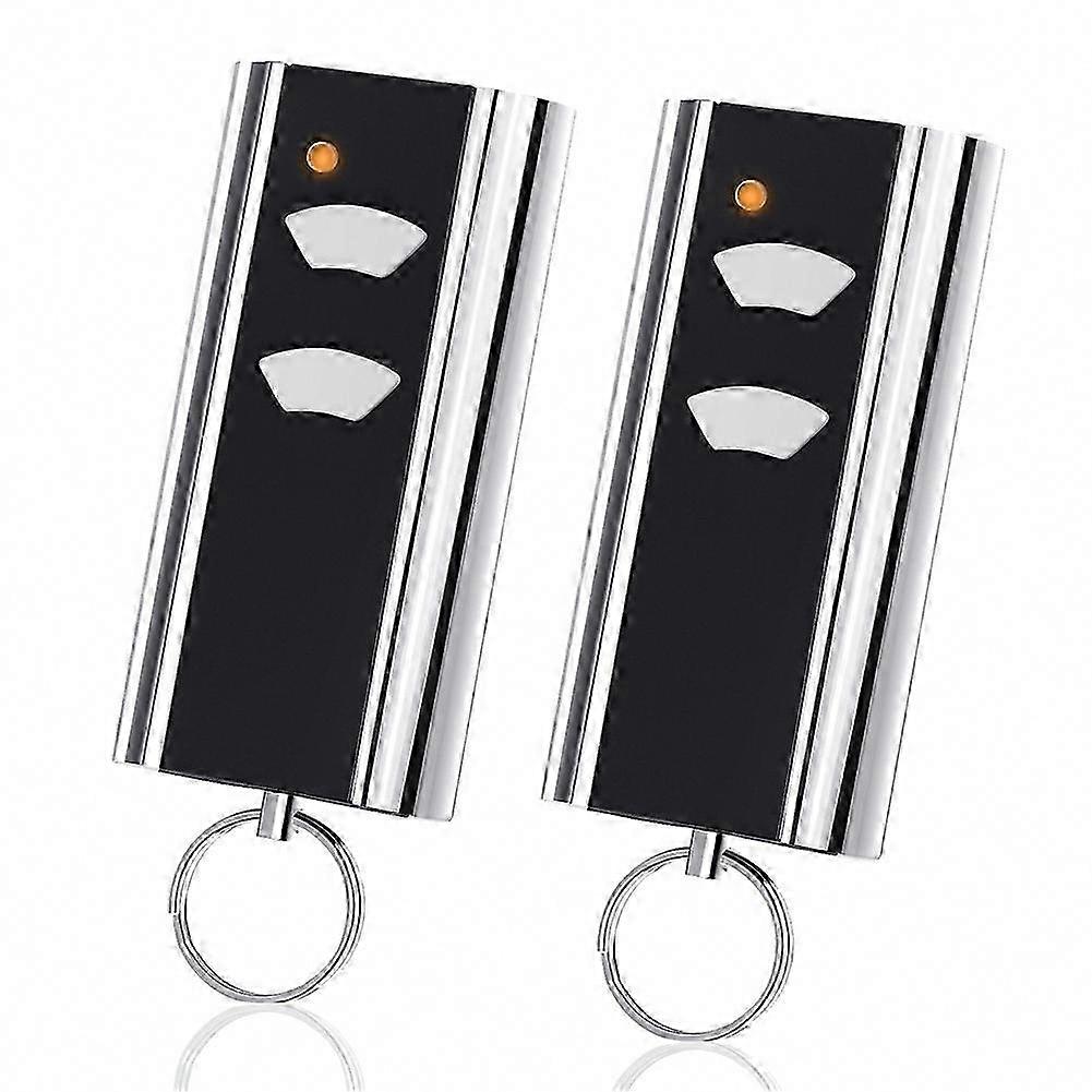 Normstahl Rcu 433-2k Fernbedienung Für Garagentoröffner, Handsender, 2 Tasten, Kompatibel Mit Industrieller Motorisierung, Ersatzteil, Farbe: Schwarz, Ergonomisches Design, Für Den Privaten Und Gewerb