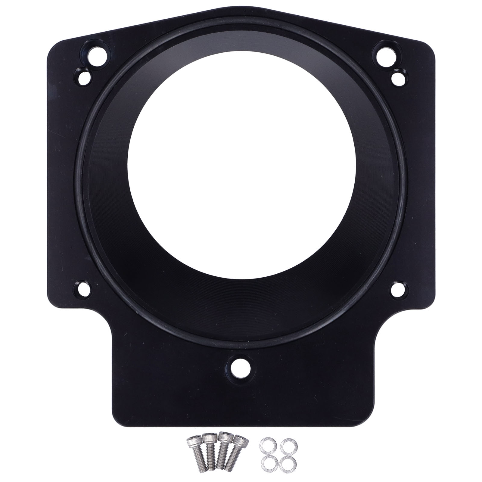 3,6-zoll-ansaugkrümmer-distanzstück-adapter Für Drosselklappengehäuse Für Gm Gen Iii Ls1 Ls2 Ls6 Lsx Ls4, Schwarz