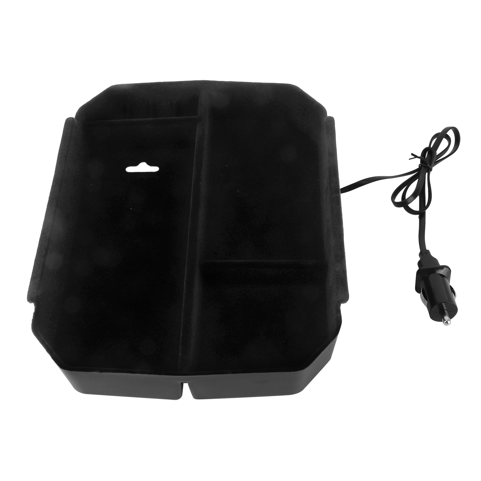 Kabellose 12-v-autoladestation, Multifunktionale Schwarze Armlehnen-aufbewahrungsbox, Kompatibel Mit Highlander 2015–2018