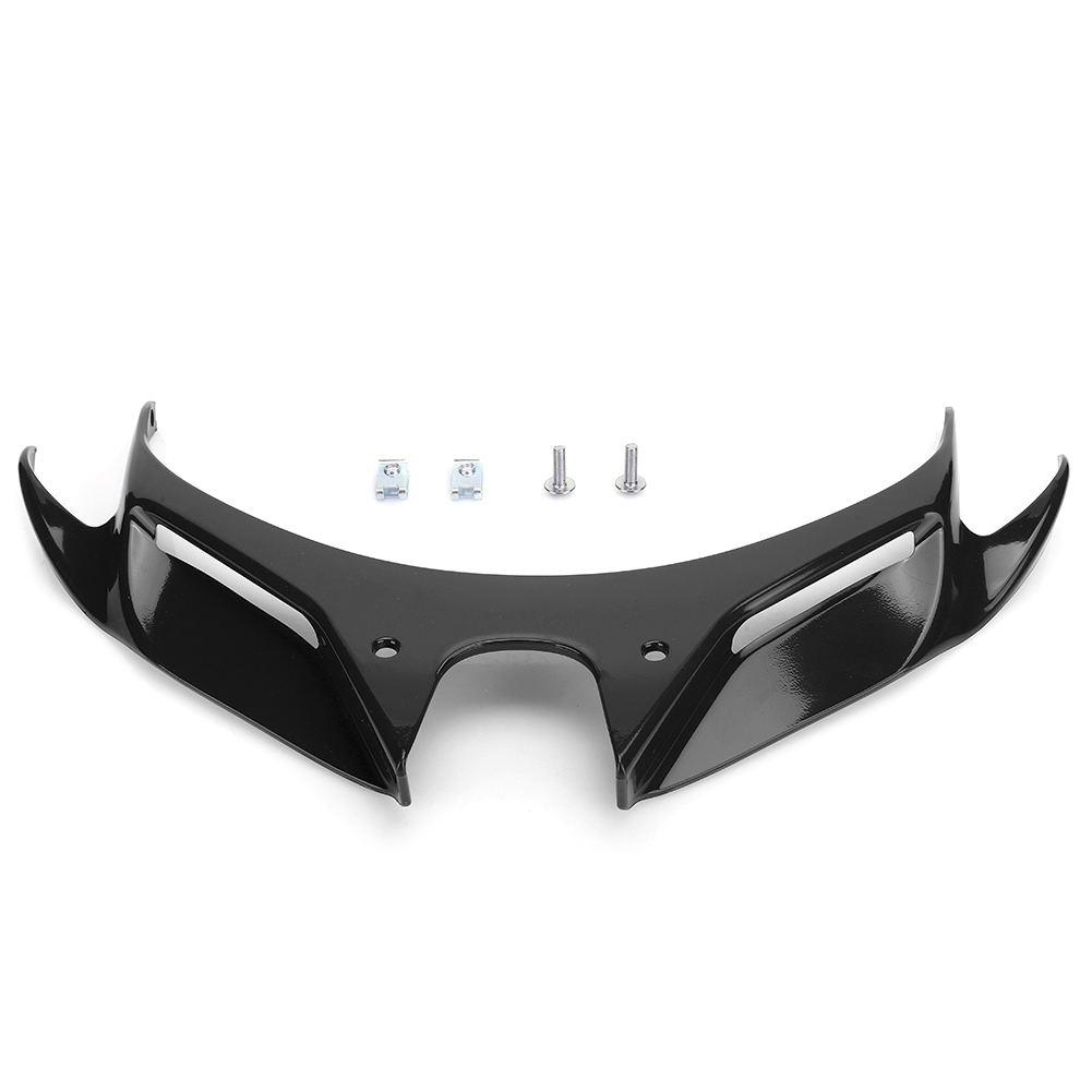 Aerodynamische Frontverkleidung Mit Schwarzem Flügel, Kompatibel Mit Kawasaki Ninja 250/400 2018-2020