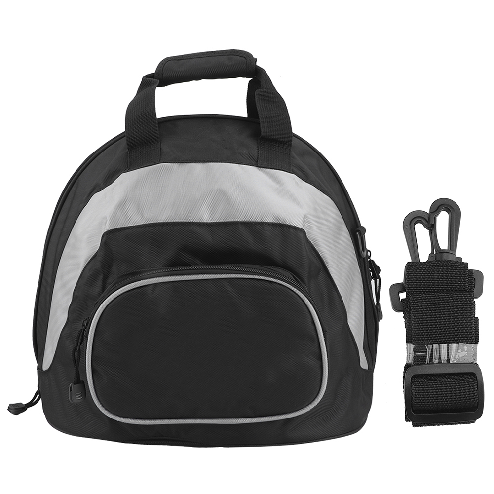 Multifunktionaler, Wasserdichter Motorradhelm-schulterrucksack, Tragbares Gepäckstück, Grau Und Schwarz