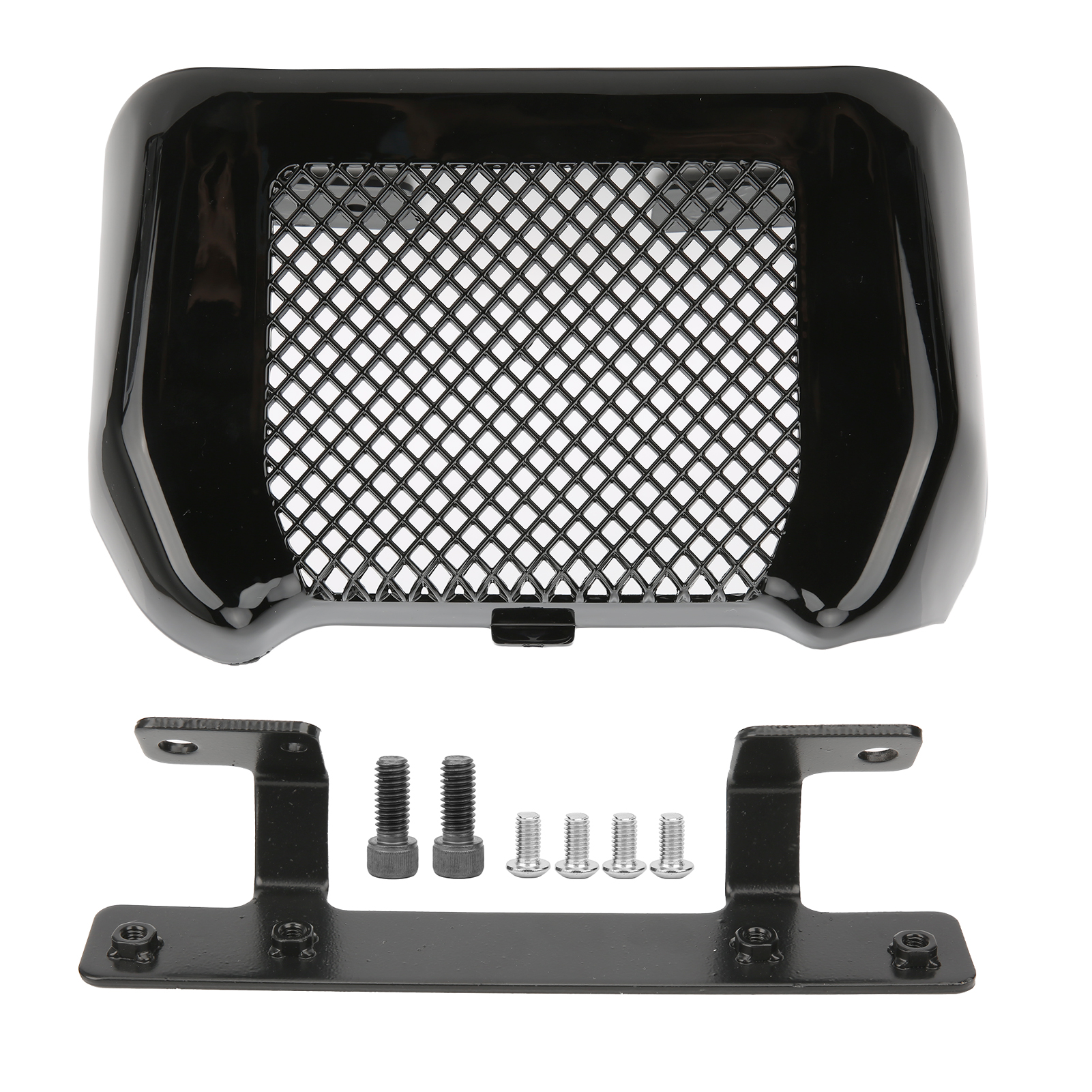 Motorrad-ölkühler-schutzset, Schwarzes Zubehör, Kompatibel Mit Touring Flht, Fltrx, Flhr Und Flhx