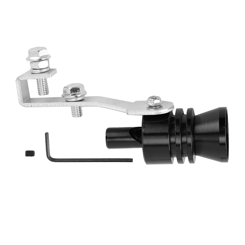 Schwarze Turbopfeife Für Auspuffsimulator, Passend Für Honda Accord Und Acura, Sportauspuffrohr.